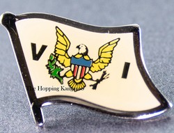 American Virgin Island Lapel Pin