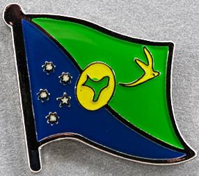 Christmas Island Lapel Pin Australia