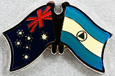 Australia - Nicaragua Friendship Pin