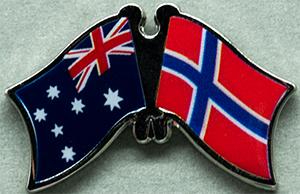 Australia - Norway Friendship Pin