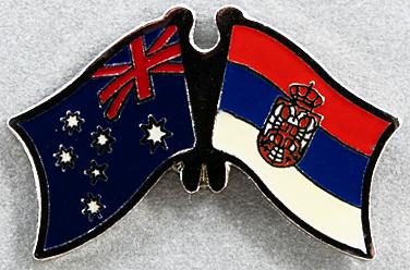 Australia - Serbia Friendship Pin