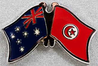 Australia - Tunisia Friendship Pin