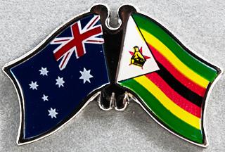 Australia - Zimbabwe Friendship Pin