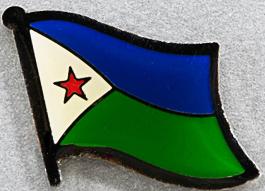 Djibouti Lapel Pin