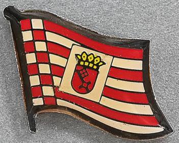 Bremen Flag Pin Germany
