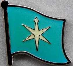 Chiba Flag Pin Japan