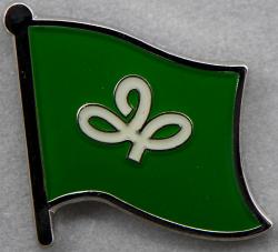 Miyagi Flag Pin Japan