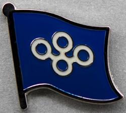 Osaka Flag Pin Japan