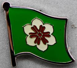 Saga Flag Pin Japan