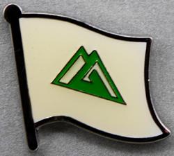 Toyama Flag Pin Japan