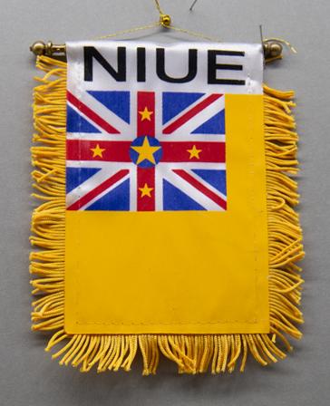 Niue Mini Car Flag