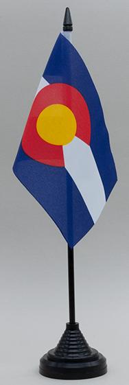 Colorado Desk Flag USA