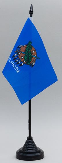 Oklahoma Desk Flag USA